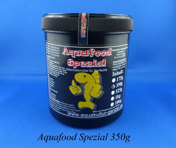 Aquafood Spezial Zierfischfutter in der Schwarzen und Luftdichten 350g Dose kaufen Aquafood Spezial Zierfischfutter in der Schwarzen und Luftdichten 350g Dose kaufen